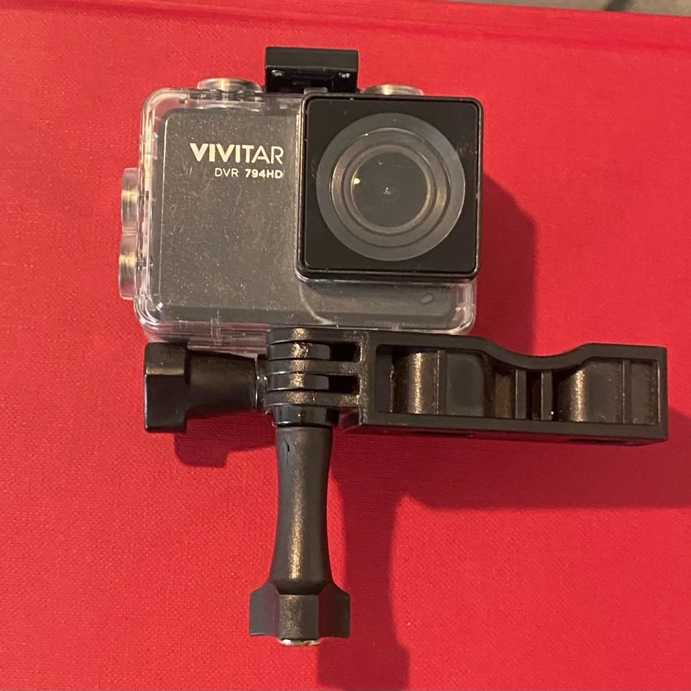 Vivitar DVR 794HD Black Action Camera with Waterproof Case
